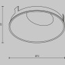 Декоративная рамка-отражатель MAYTONI WISE Ring057-10-MG