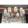 Подвесная люстра MAYTONI TRIUMPH кремовый с золотом ARM288-08-G