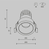 Встраиваемый светитель MAYTONI DIP HIGHT DL123-10W-4K-W